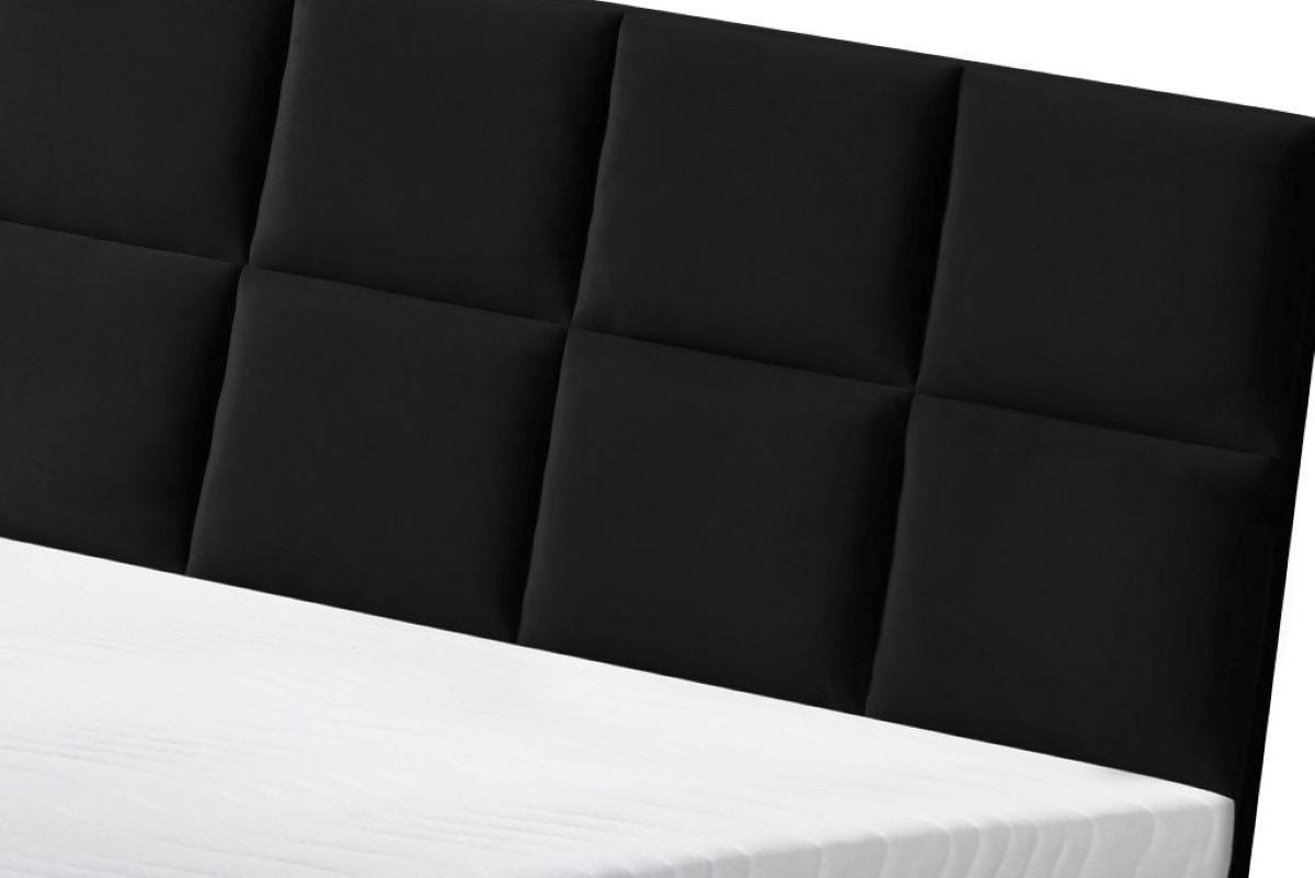 BOXBETT Sizilien 160x200 cm mit Bettkasten, schwarz - Schwarz, Kunststoff (160/200cm) - Margaret Hadas24
