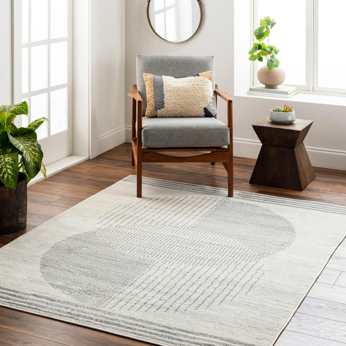KURZFLORTEPPICH 200/275 cm Grau - Beige, Naturmaterialien/Textil (200/275cm) - LIVABLISS
