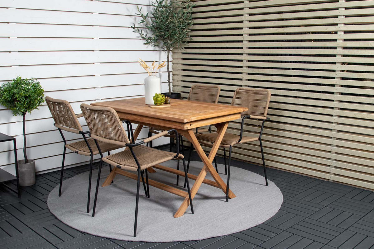 GARTENSET braun - Braun, Holzwerkstoff - ebuy24