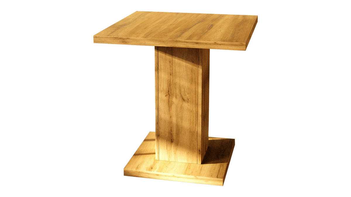 ESSTISCH Adam Eiche Evoke - Eiche San Remo, Holzwerkstoff (70/70/75cm) - Vladon