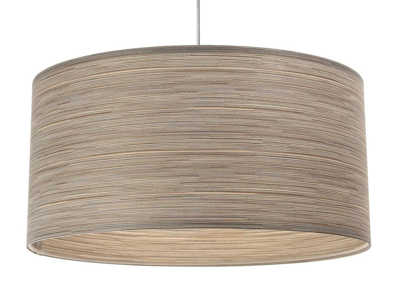 HÄNGELEUCHTE Grau 50/25 cm - Beige/Grau, Kunststoff (50/0.6/25cm) - ONZENO