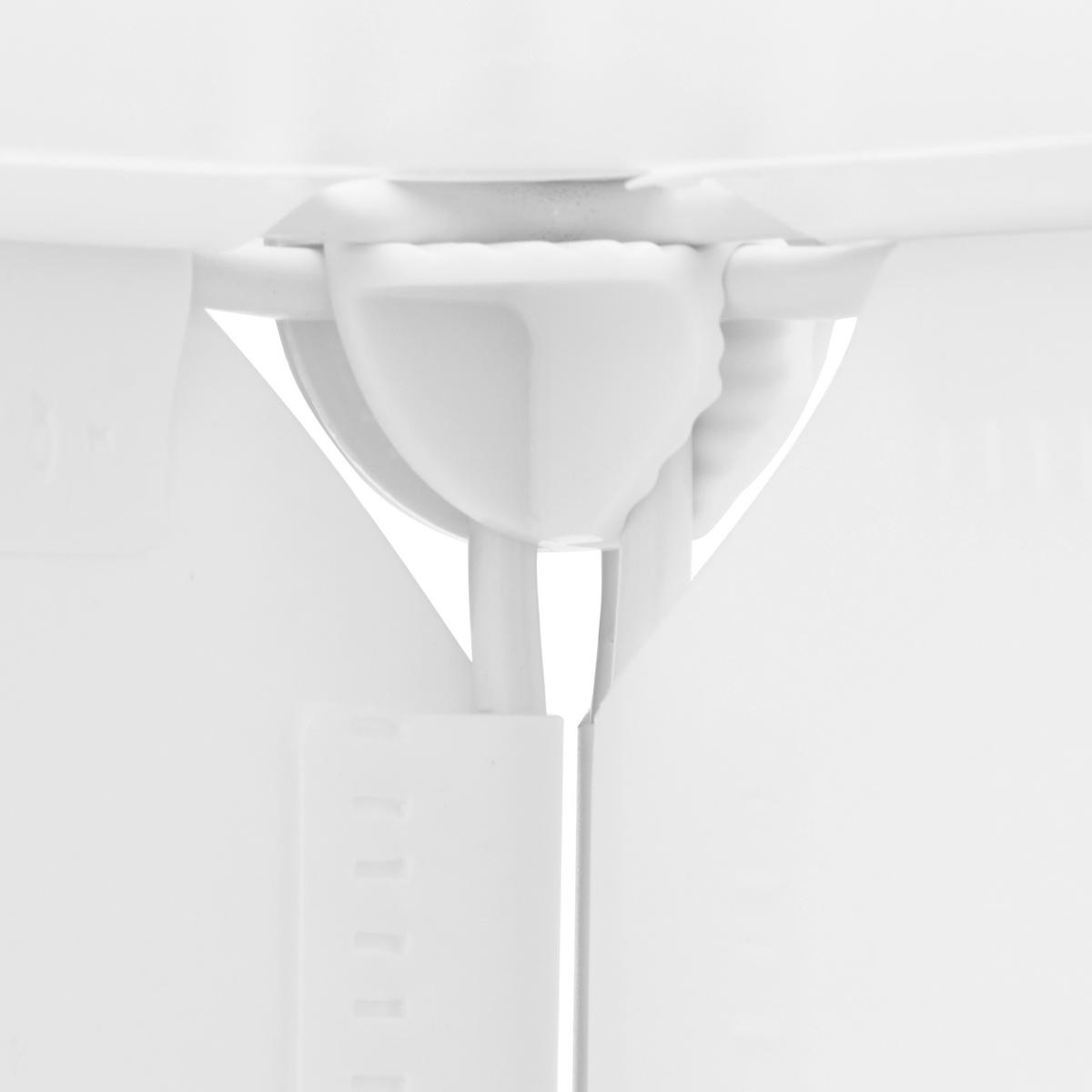 SCHUHSCHRANK - Weiß, Kunststoff/Metall (125/125/32cm) - Relaxdays