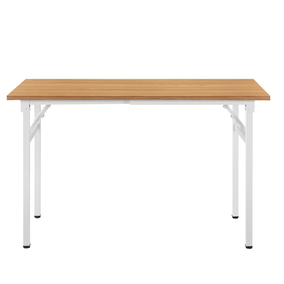 KLAPPTISCH - Buchefarben/Weiß, Holzwerkstoff/Metall (120/76.4/60cm) - [neu.haus]
