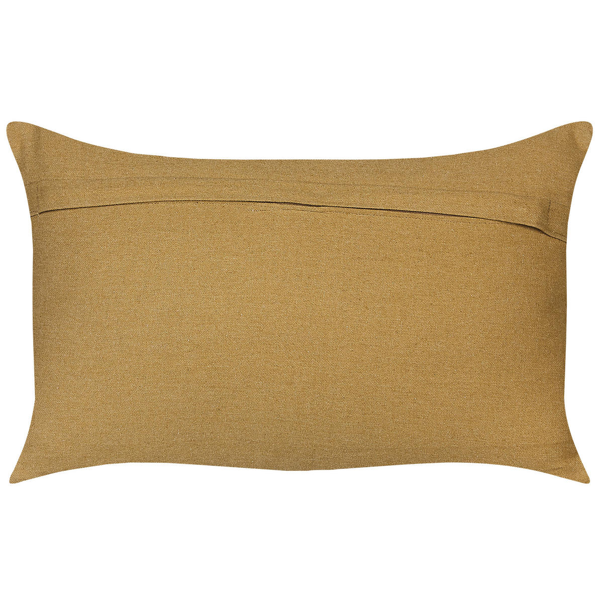 DEKOKISSEN 2er-Set Olivgrün 30/50 cm Gopi - Olivgrün, Naturmaterialien (30/50cm) - Beliani