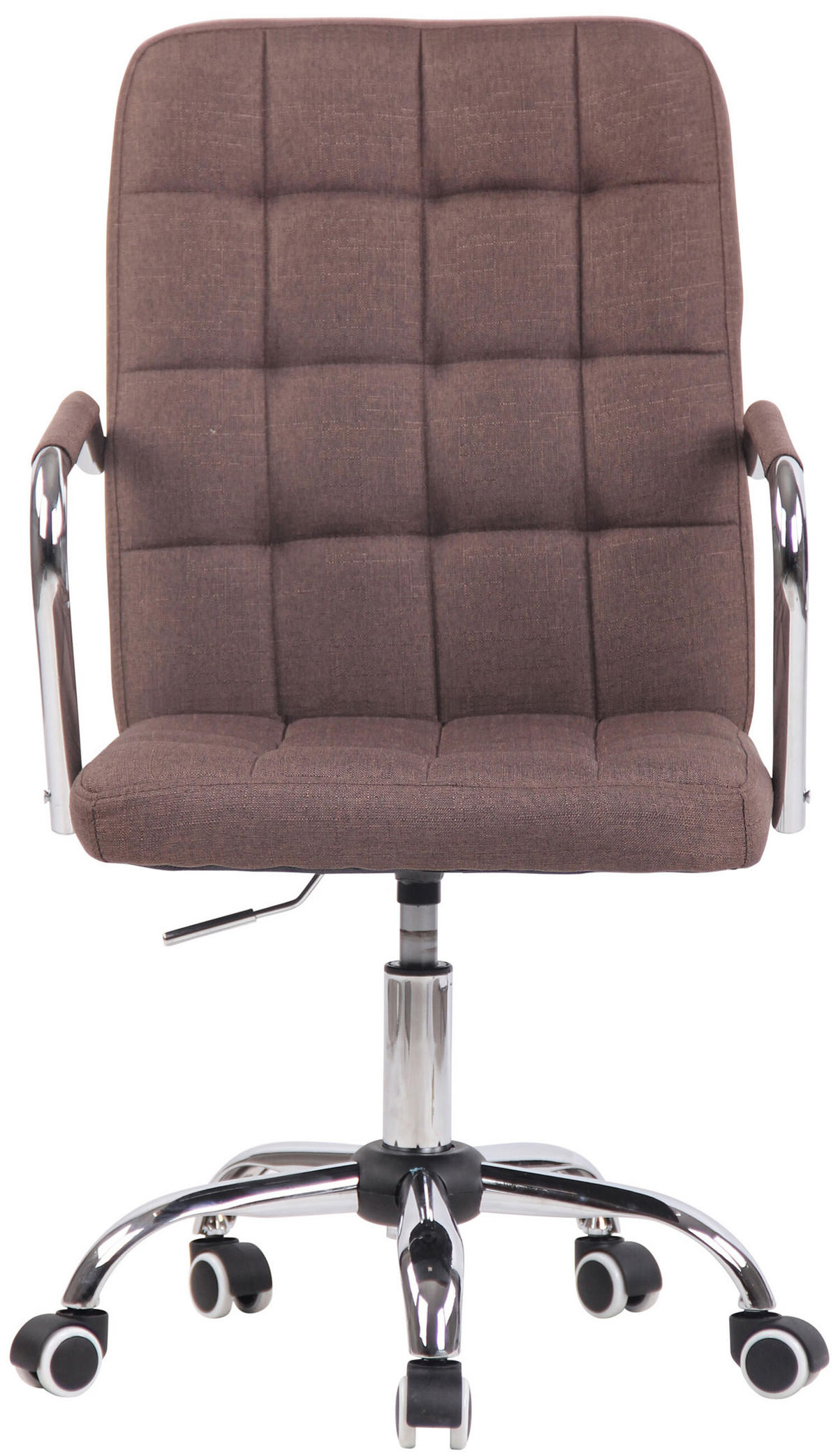 BÜROSTUHL Tenor, Stoff Braun - Braun, Textil/Metall (56/105/60cm) - TPFLiving