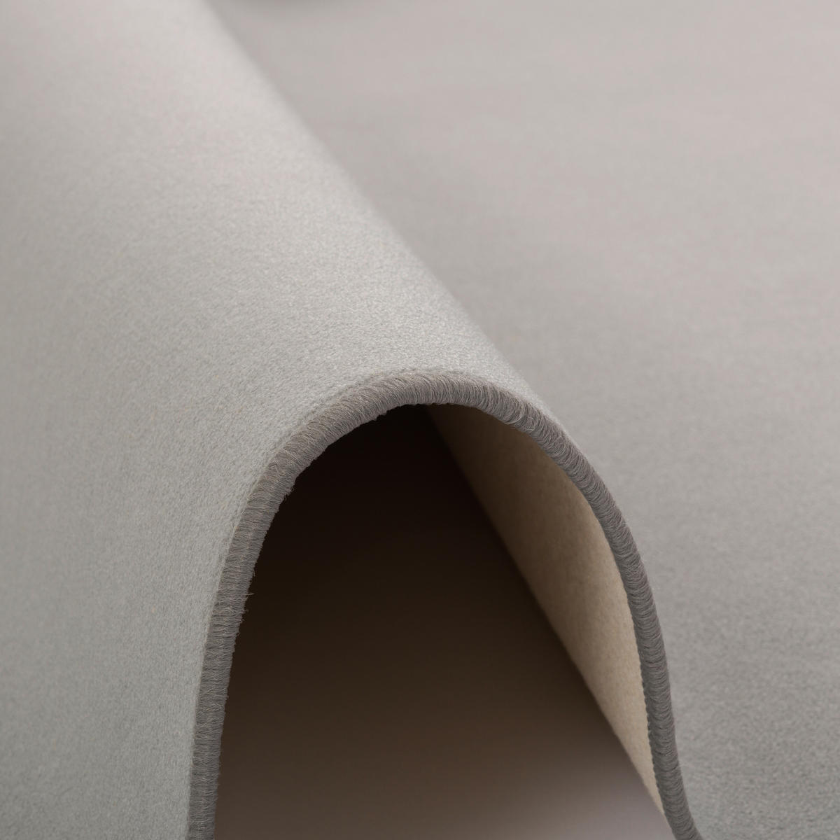 BASIC VELOURS TEPPICH CARLA - Grau, Textil (160/240cm) - Snapstyle