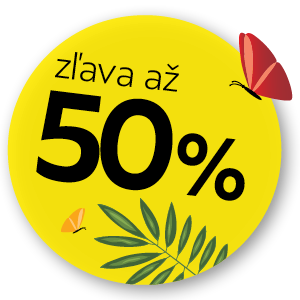 zľava až 50 %