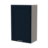 HÄNGESCHRANK Salo W4/60/1 Weiß / Indigo Matt 60 / 32,5 / 96cm - Weiß/Dunkelblau, Holz/Holzwerkstoff (60/96/32.5cm) - Feldmann-Wohnen