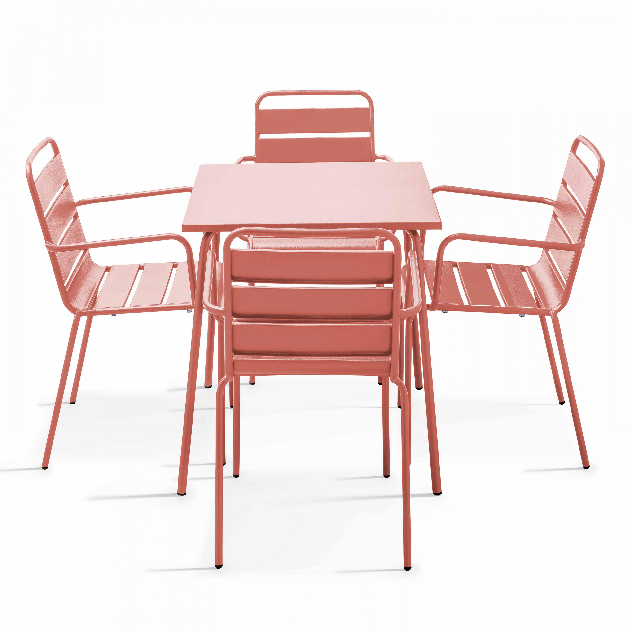 GARTENSET 5-tlg., Lehm - Pink, Metall - Oviala