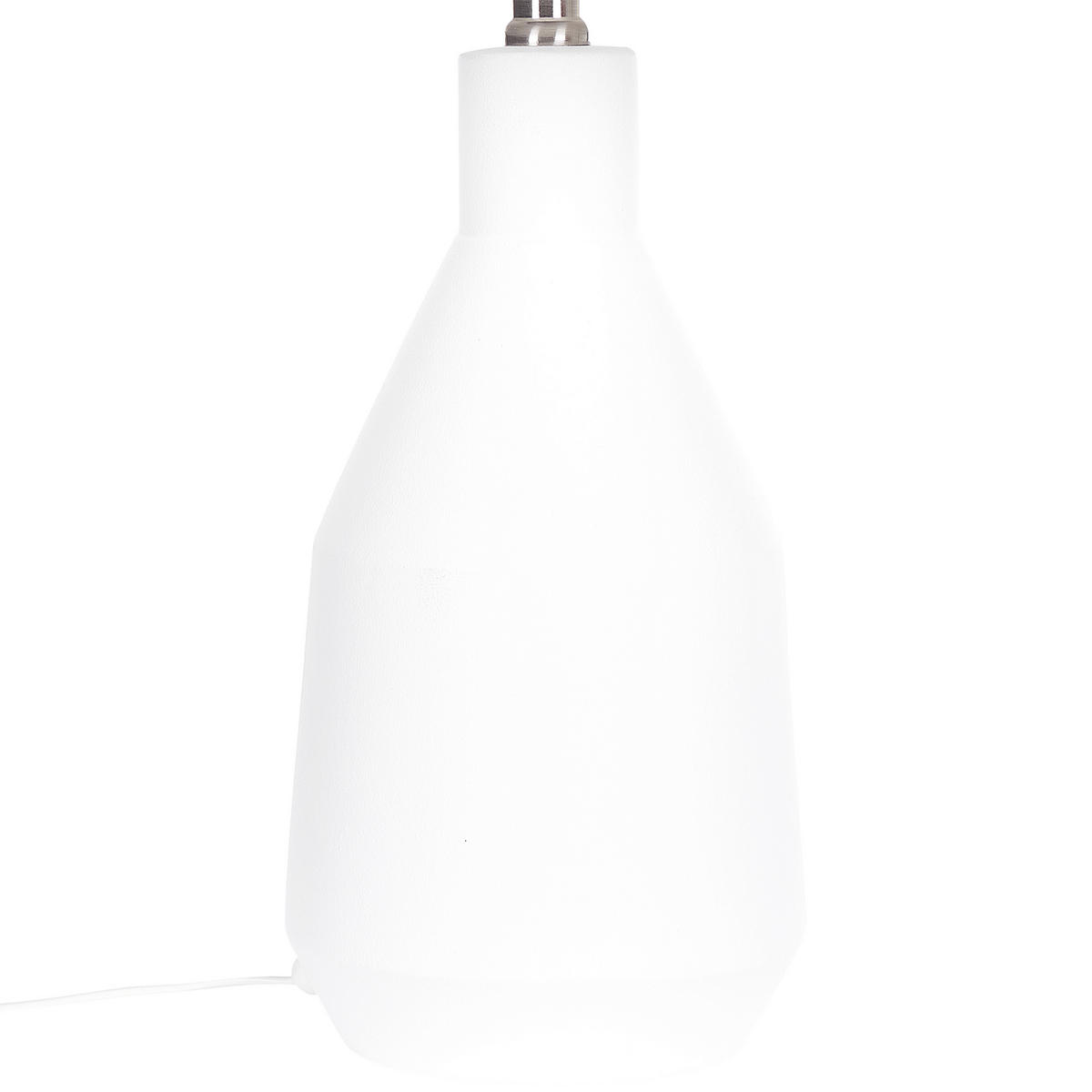 TISCHLAMPE Lambre 33/33/53 cm - Weiß, Keramik (33/33/53cm) - Beliani