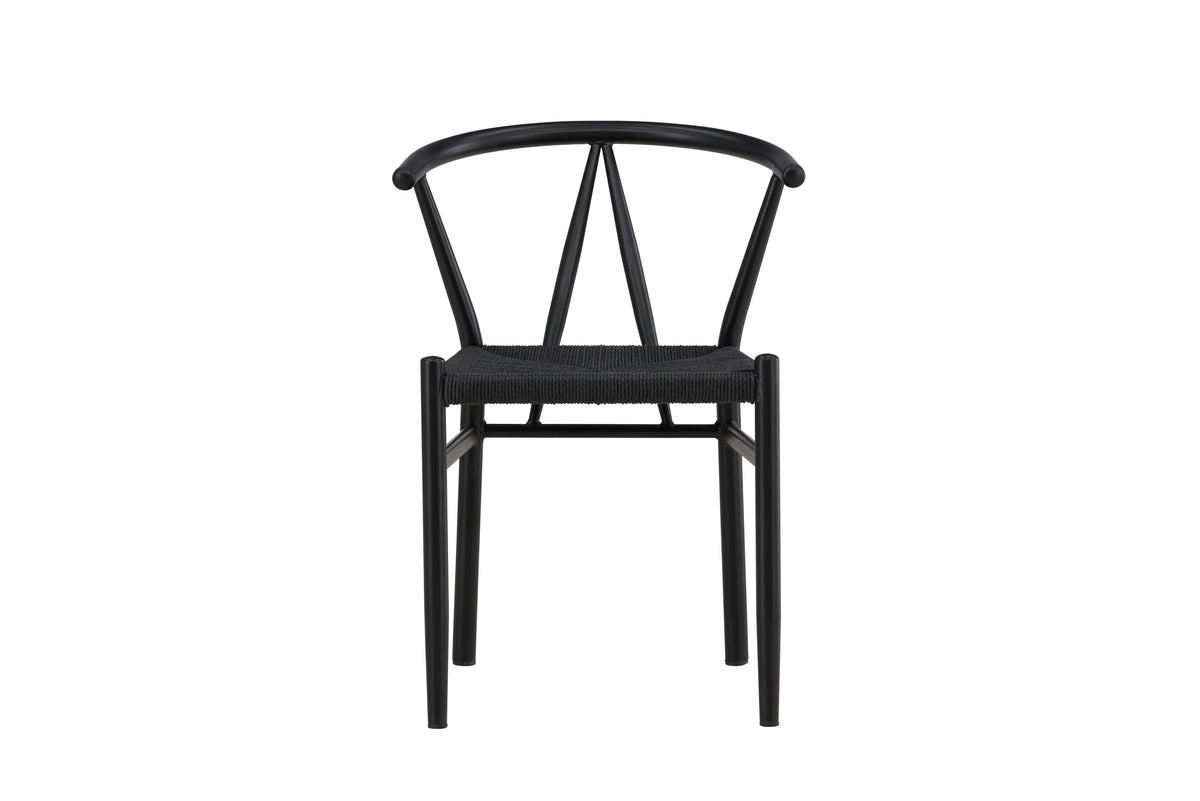 ESSZIMMERSTUHL Aria - Schwarz, Metall (58/72/55cm) - kommodly