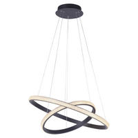 LED HÄNGELEUCHTE MUSA Schwarz Kristalloptik - Schwarz, Metall (61/61/120cm)