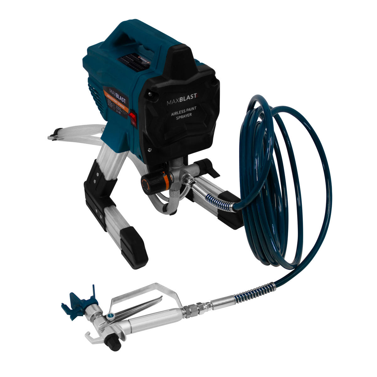 FARBSPRÜHGERÄT Airless - Blau, Kunststoff - Monstershop