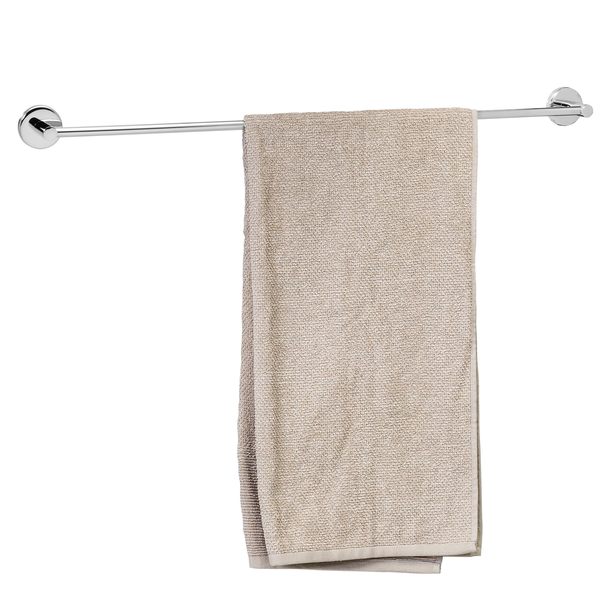 BADETUCHSTANGE LUCENTE, Edelstahl - Chromfarben, Metall (84/6/7cm) - bremermann