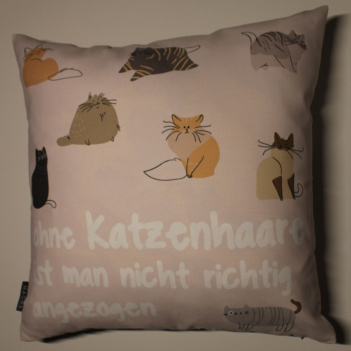 KISSENHÜLLE TIERISCH - Hellrosa, Textil (45/45cm) - Magma Heimtexx