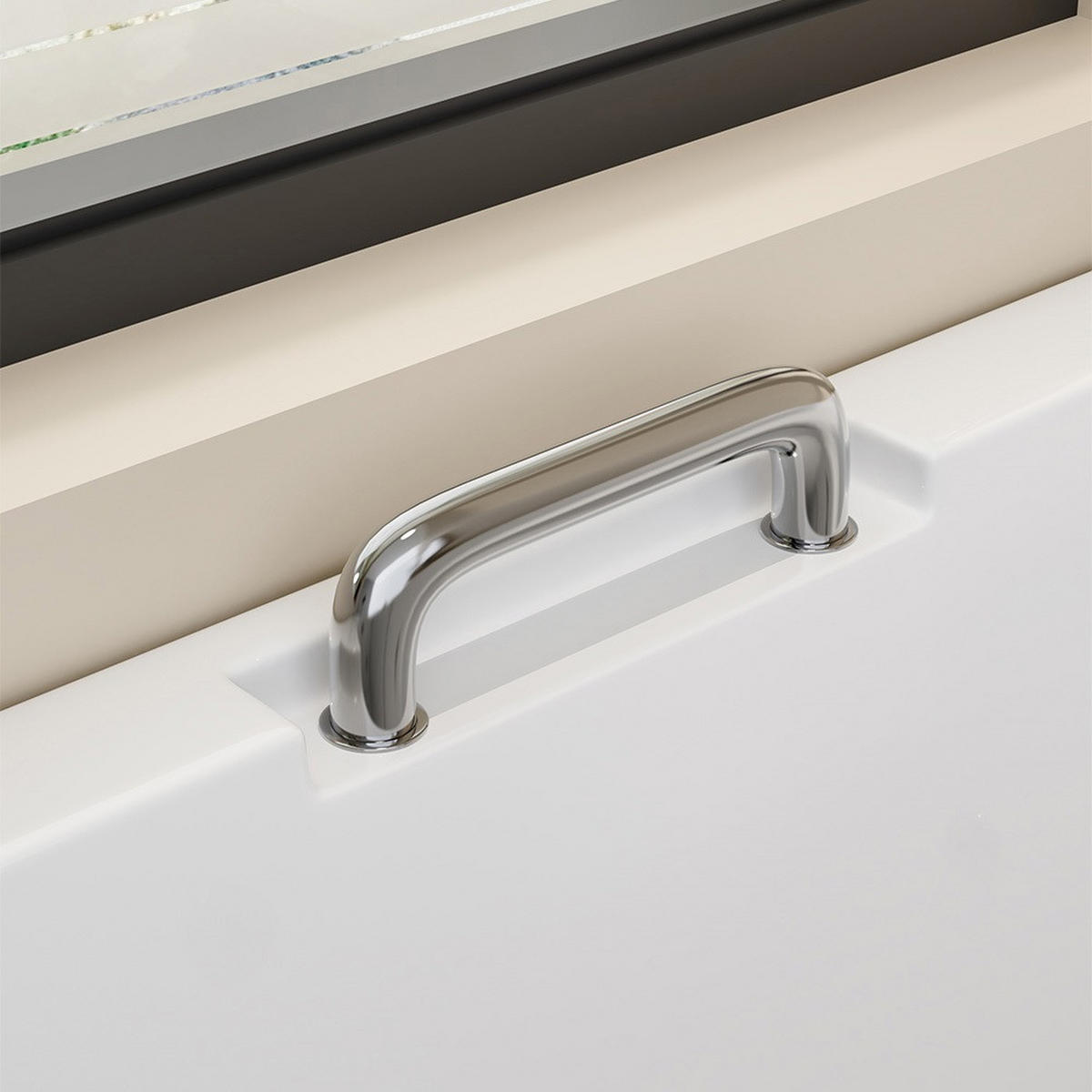 SENIORENBADEWANNE VITAL M - Seitenauslage: Links, Größe: M - Weiß, Kunststoff (153/64/76cm) - Home Deluxe
