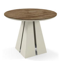 TISCH Kaschmir Frega Ausziehbar - Kaschmir/Dunkelbraun, Holzwerkstoff (176/100/76cm) - Sepro Meble
