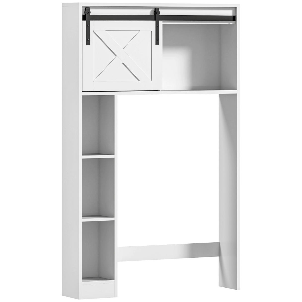 HÄNGESCHRANK Weiß 1 Stück - Weiß, Kunststoff (80/128/17cm) - GiPP