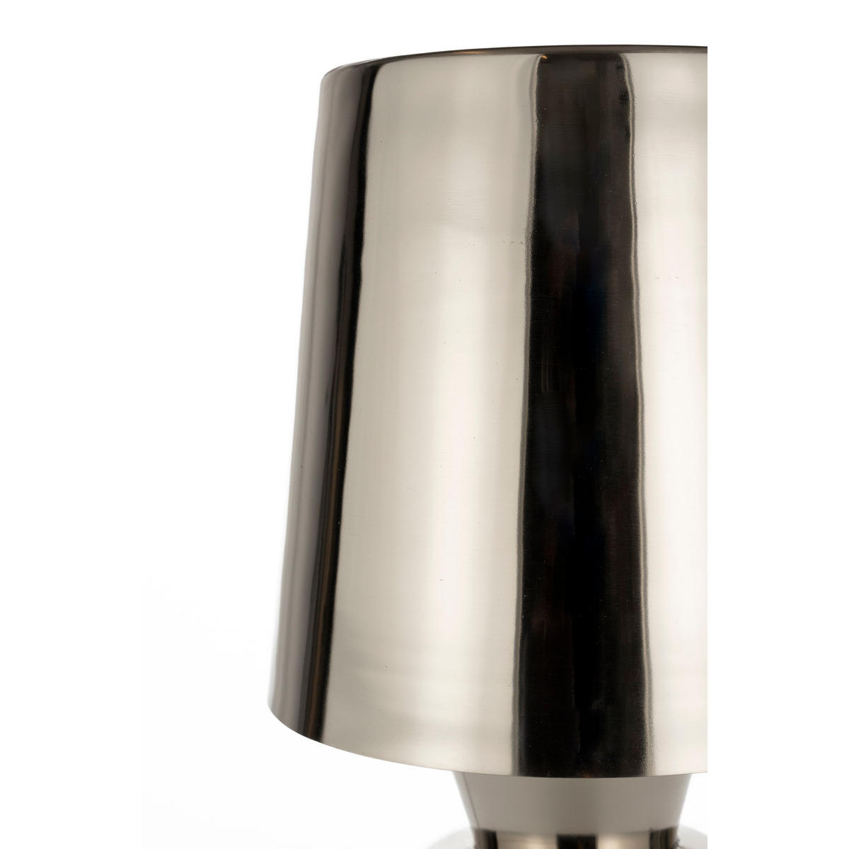 TISCHLAMPE Classy Shiny Silber - Silberfarben, Metall (20/20/42cm) - Zuiver
