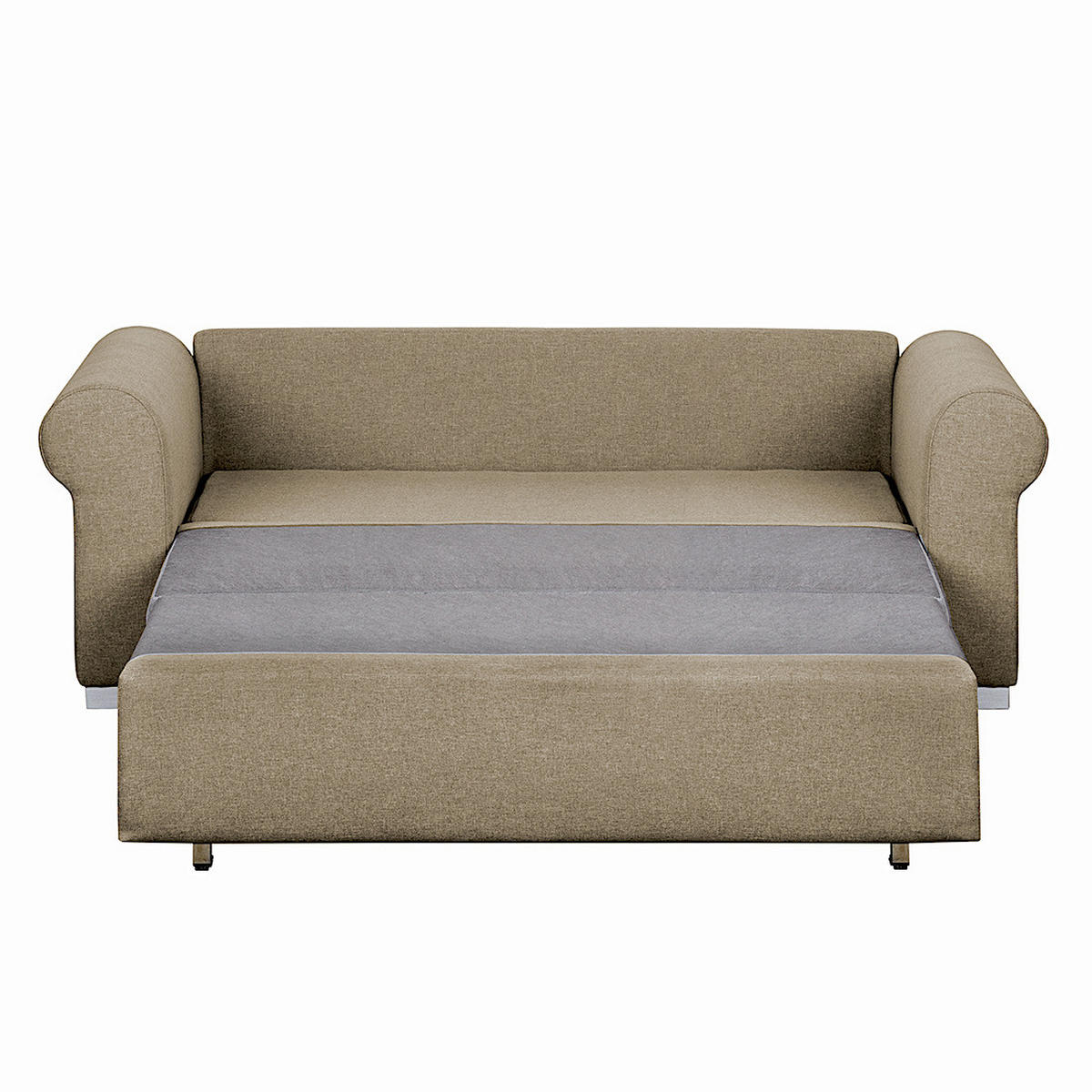 SCHLAFSOFA - Beige, Textil (204/90/90cm) - home24