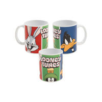 KAFFEEBECHER Looney Tunes Bugs Bunny, Duffy Duck, Marvin Mehrfarbig 320 ml - Multicolor, Keramik (0.32L) - Looney Tunes
