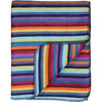 WOHNDECKEN LIFESTYLE STREIFEN 70480 MULTICOLOR DUNKEL - 84 - Multicolor, Textil (150/200cm) - Cawoe