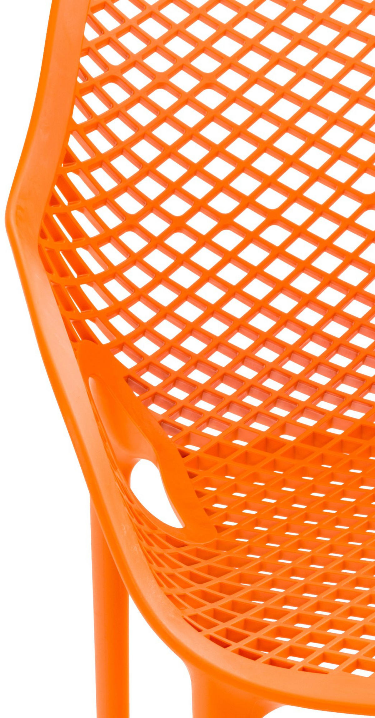 GARTENSTUHL Kunststoff Orange - Orange, Kunststoff (57/81/60cm) - CLP
