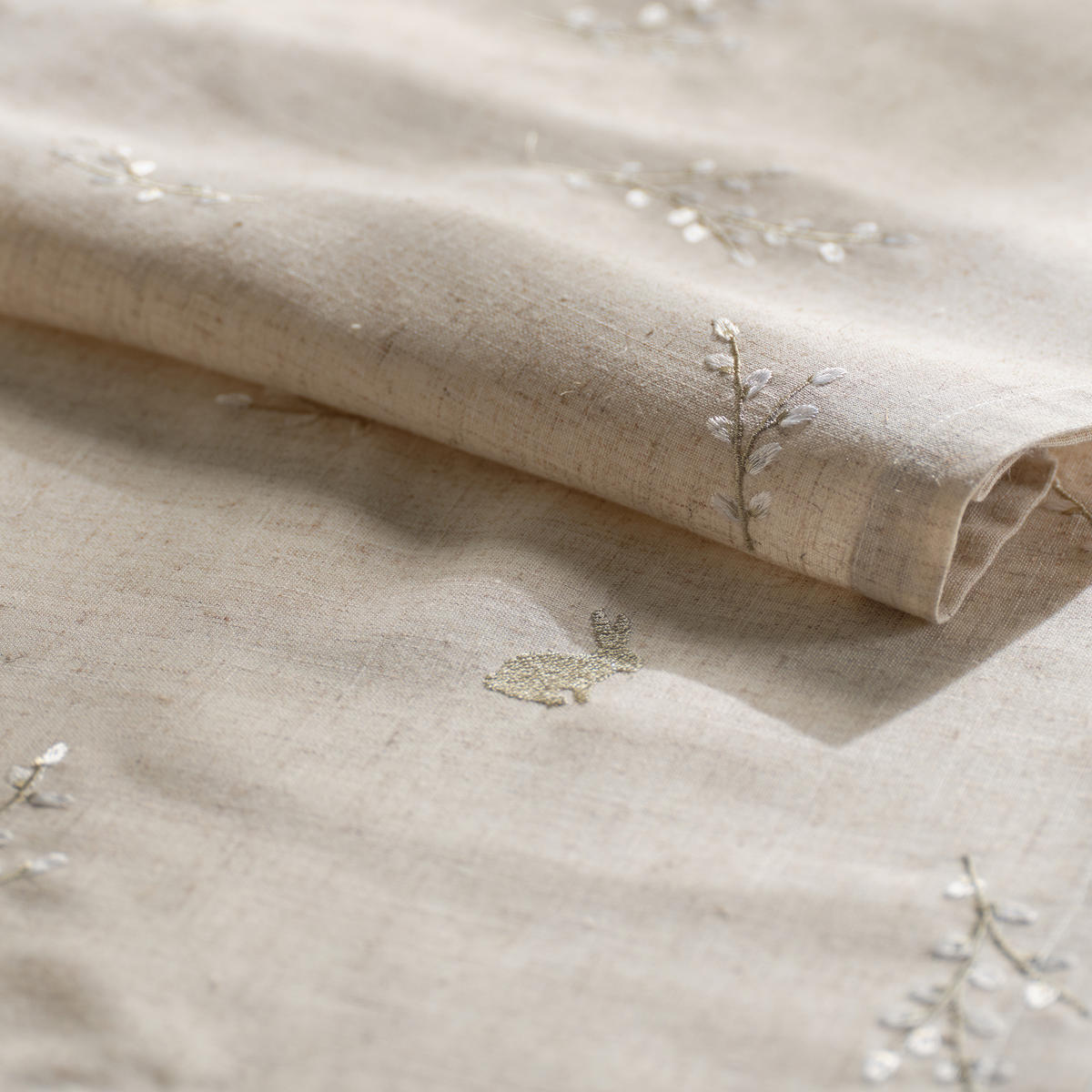 TISCHLÄUFER Bazinka - Beige, Textil (180/40/1cm) - home&you
