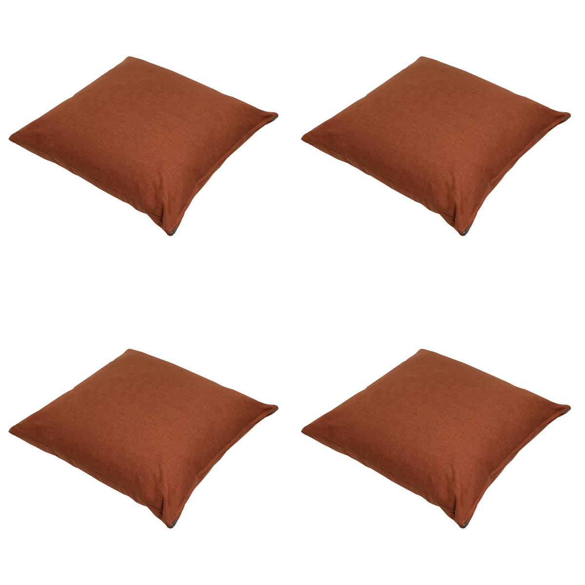 DEKORATIONSKISSEN Best deal - Rot - 60/60/10 cm - 4er-Set - Rot, Textil (60/60cm) - Madison