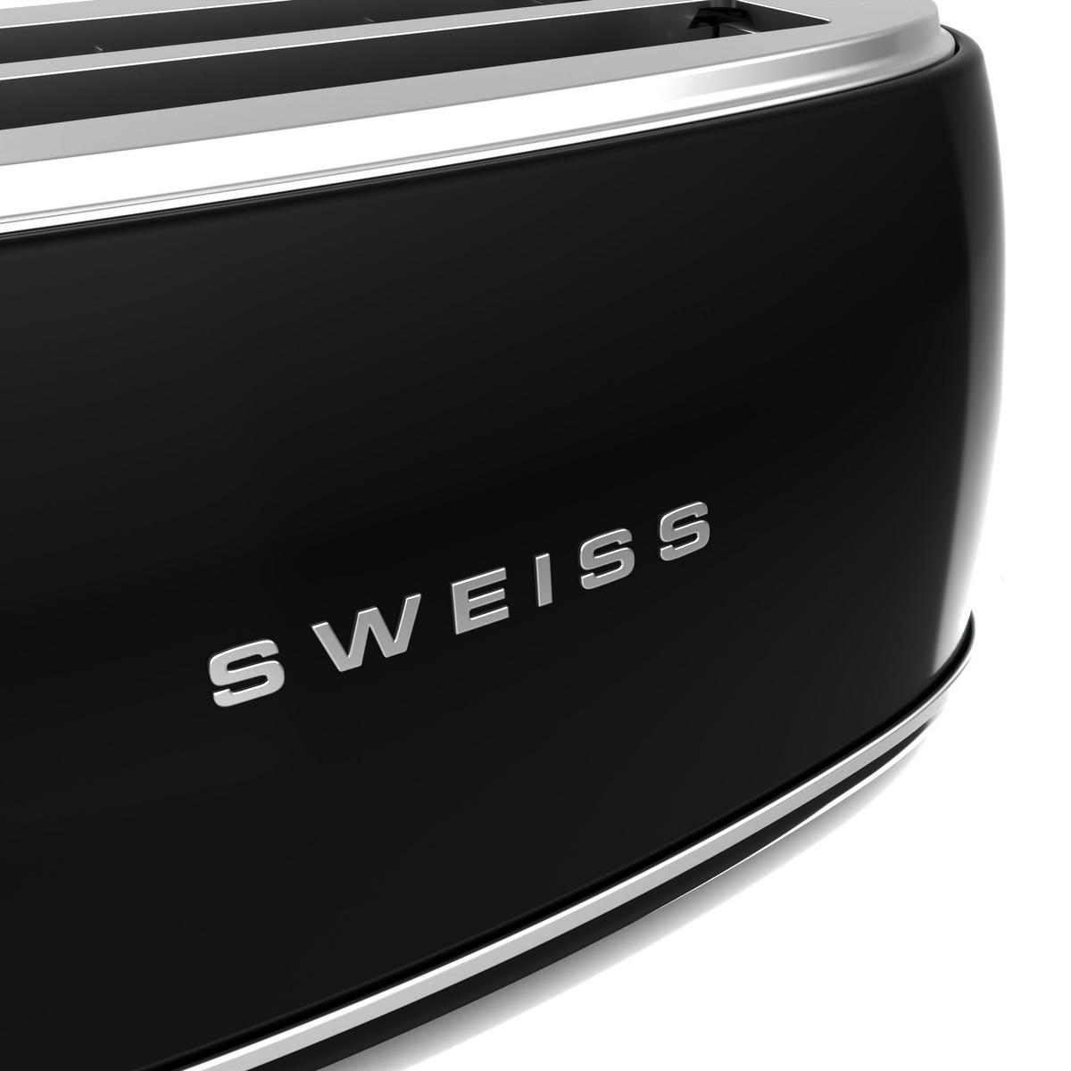 TOASTER GRV9 Schwarz, Vintage - Schwarz, Metall (41/18.2/20cm) - SWEISS