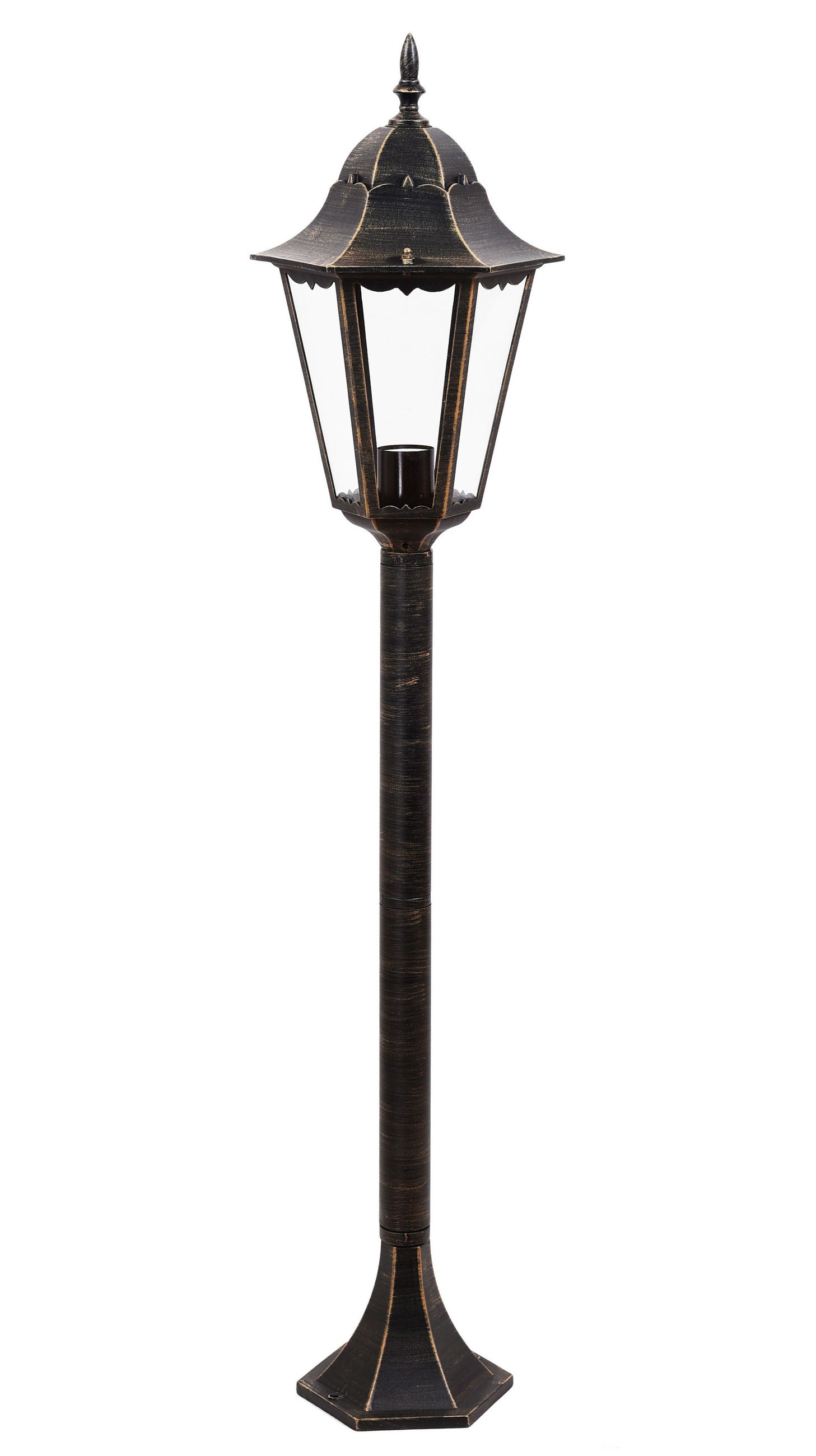 WEGELEUCHTE Anna Bronzefarbend 122x23,5x23,5cm - Bronzefarben, Metall (23.5/23.5/122cm) - DELUKE