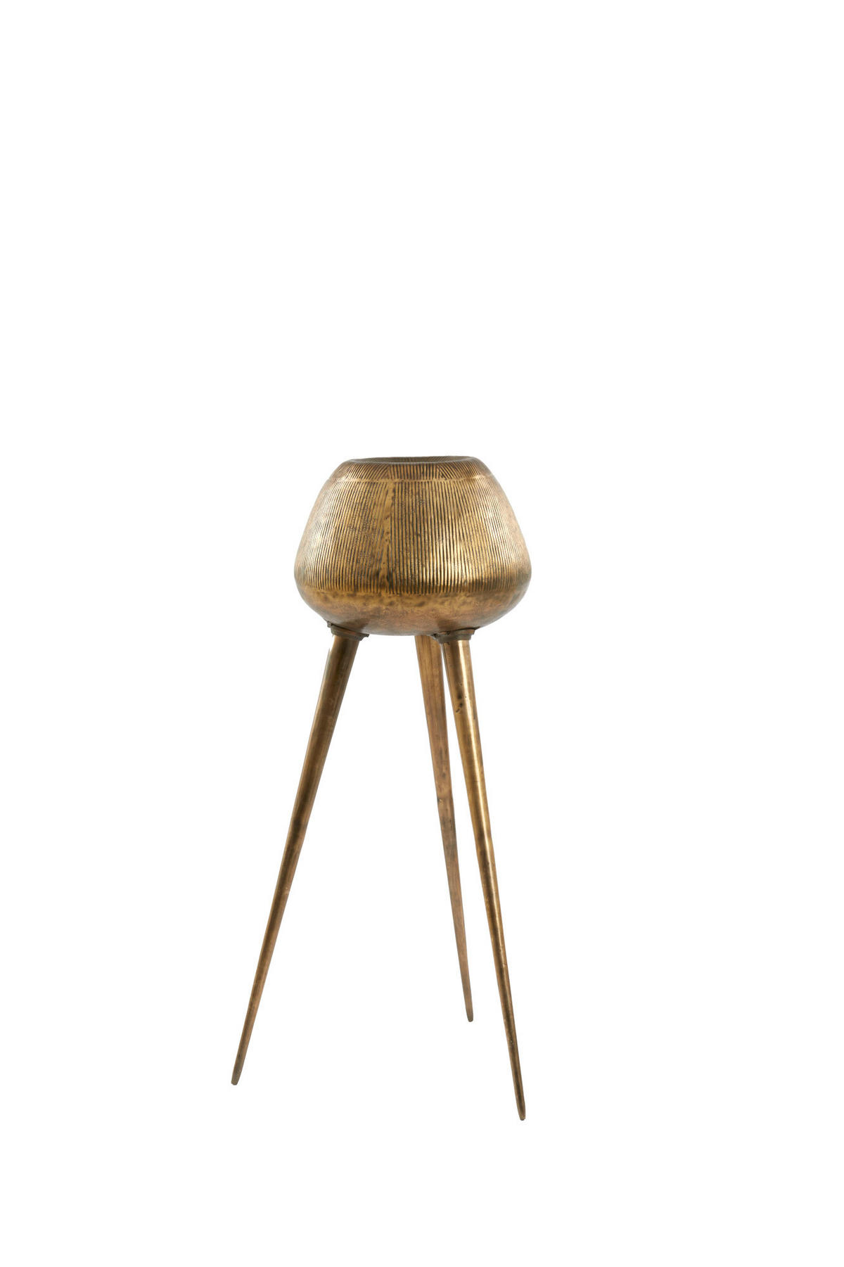 TOPF Marielle Gold Ø44/124 cm - Goldfarben, Metall (44/124/44cm) - Light & Living