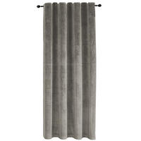 VORHANG Kräuselband Samt 140/145 cm taupe - Taupe, Textil (140/145cm) - TiborTex