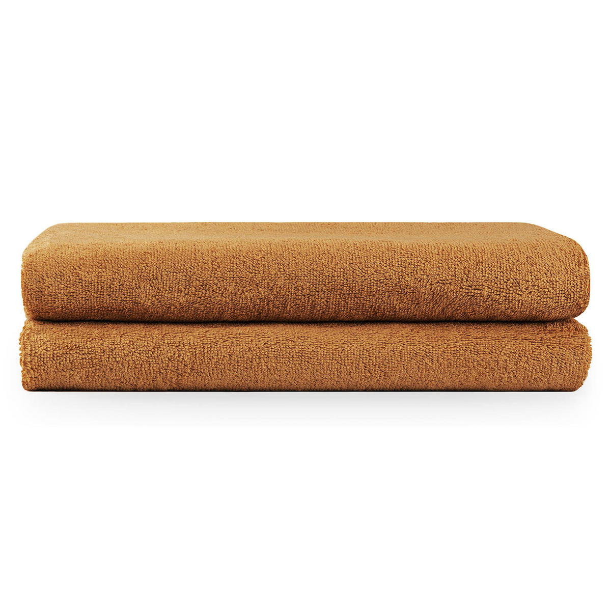BADETUCH 2er-Set, 2x Badetuch 70/140 cm, Braun - Hellbraun, Textil (70/140cm) - Blumtal