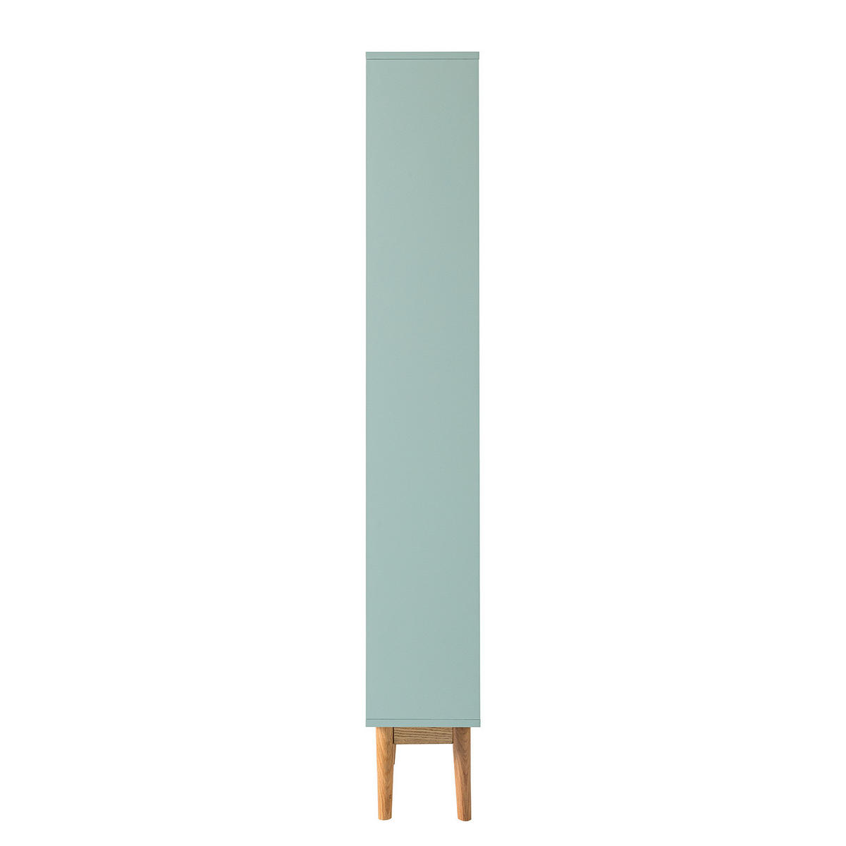 SCHUHKIPPER - Eichefarben/Mintgrün, Eichenholz/Holz (63/162/24cm) - home24