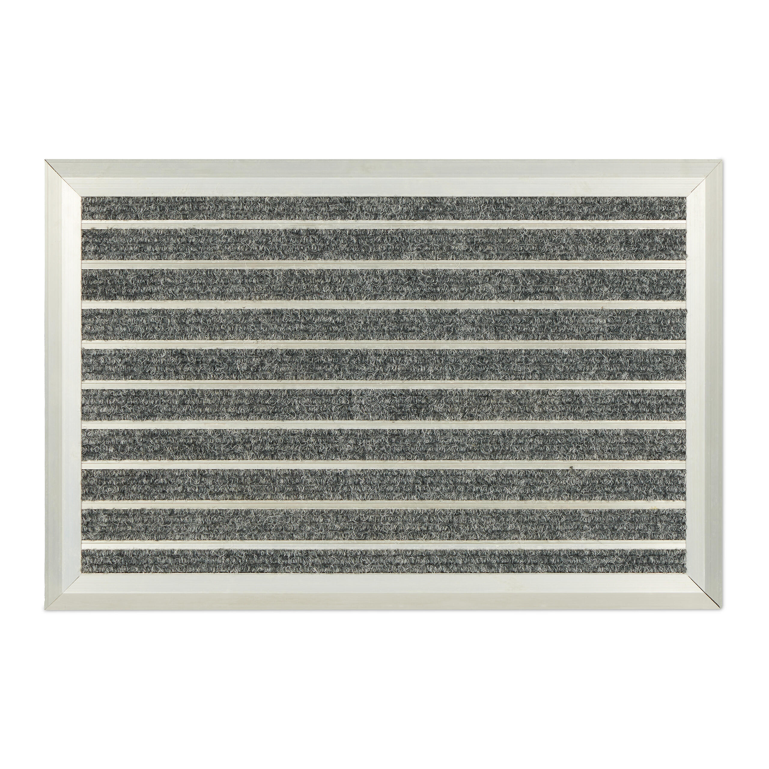 FUSSMATTE - Multicolor, Kunststoff/Metall (60/40cm) - Relaxdays