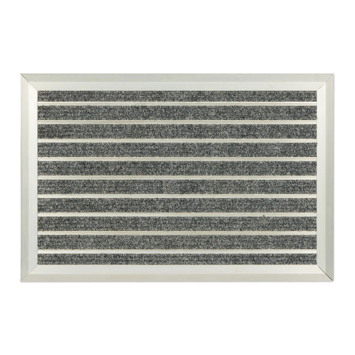 FUSSMATTE - Multicolor, Kunststoff/Metall (60/40cm) - Relaxdays