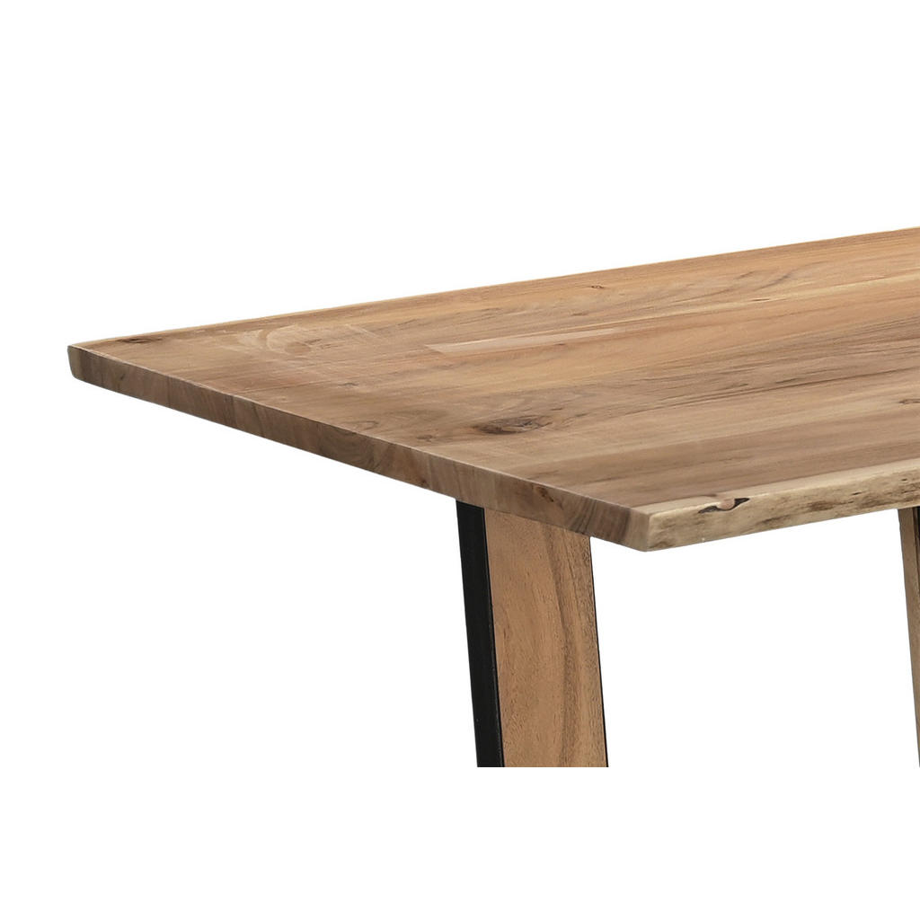 Thumbnail - SAM Brisbane, Beige, Holz, Echtholz,Akazie, Quadratisch, 280x77x100 cm, Esszimmer, Tische, Esstische