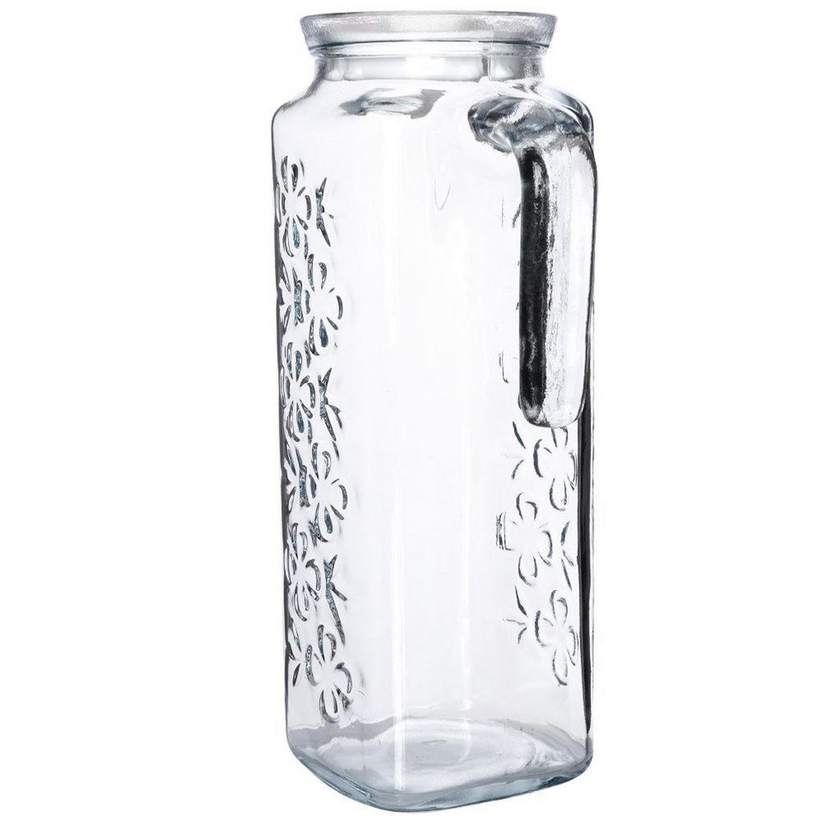 GLASKRUG mit Deckel 1,2 l - Transparent, Glas (1.2L) - Orion 