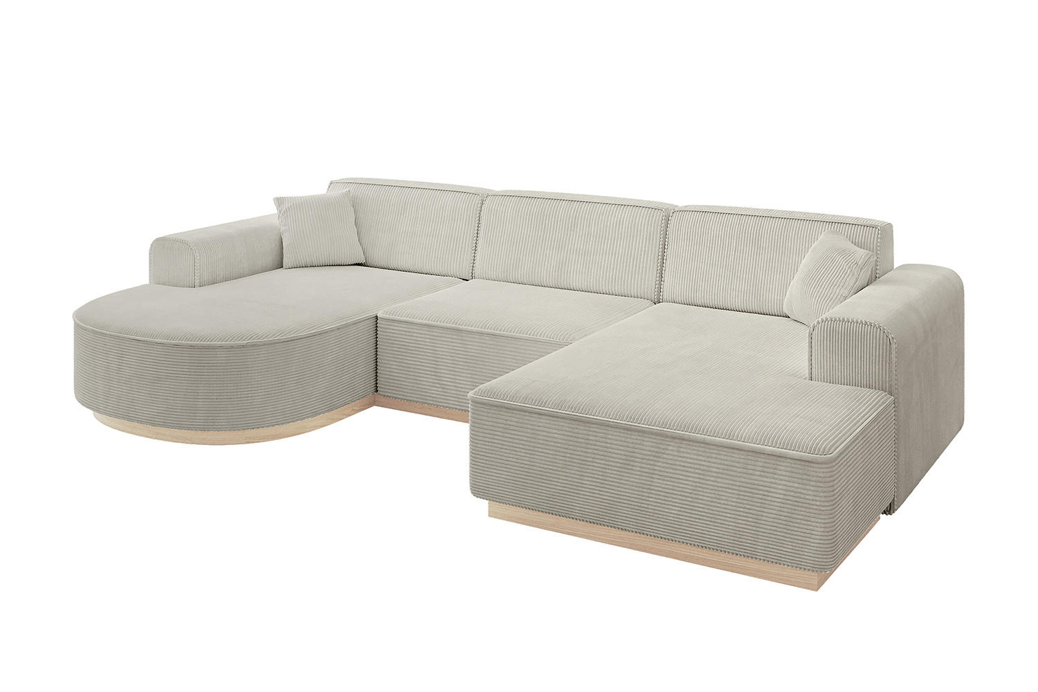 Altdecor Wohnlandschaft Creme 303x83x171 cm