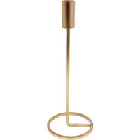 KERZENHALTER Minimalistisch 25 cm - Goldfarben, Metall (10.5/25.5/10.5cm) - Home Styling Collection