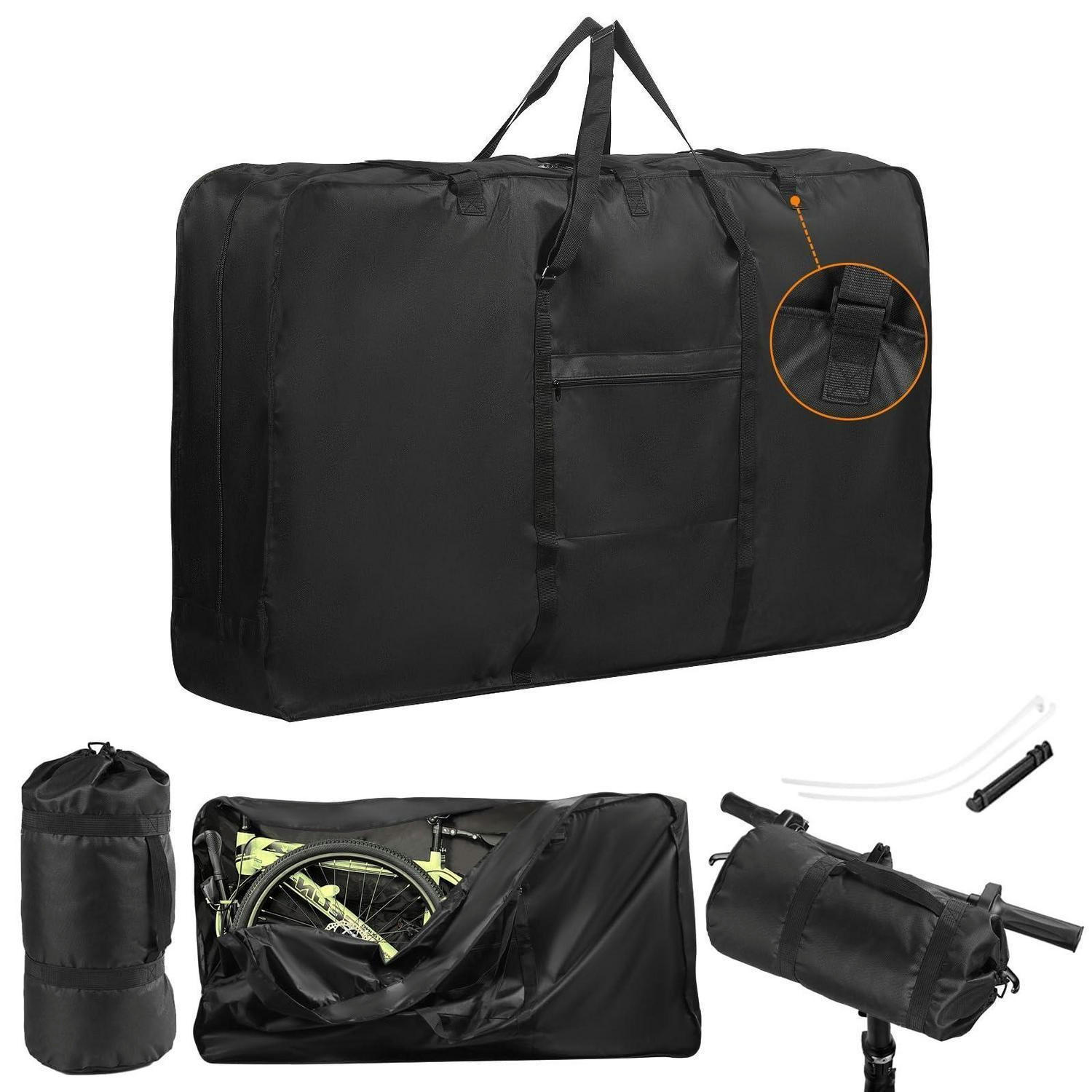 FAHRRAD-REISETASCHE für Flugzeug 140 cm - Schwarz, Textil (27.5/79.5/140cm)