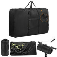 FAHRRAD-REISETASCHE für Flugzeug 140 cm - Schwarz, Textil (27.5/79.5/140cm)