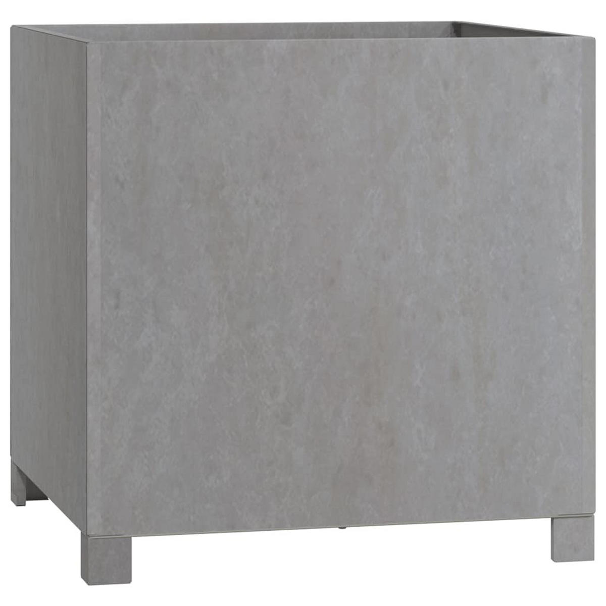 HOCHBEET mit Beinen 50/50/50 cm, aus Cortenstahl, Rostig, 2er-Set - Rostfarben, Metall (47/50/49cm) - vidaXL