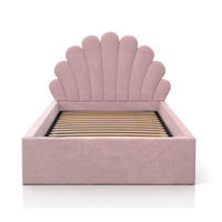 KINDERBETT 90x200 cm mit Stauraum & Matratze in Rosa - Pink, Naturmaterialien/Metall (90/200cm) - Kids Collective