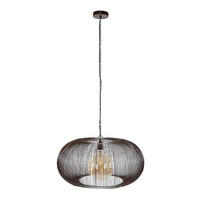 HÄNGELEUCHTE Kupfer Schwarz 70/70/ 150 cm - Schwarz, Metall (70/70/150cm) - Hoyz Collection