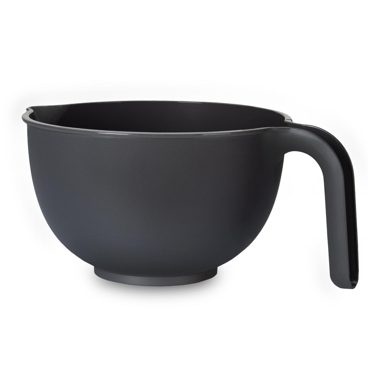 SCHÜSSEL mit Griff 1,5 l - Grau, Kunststoff (19cm)