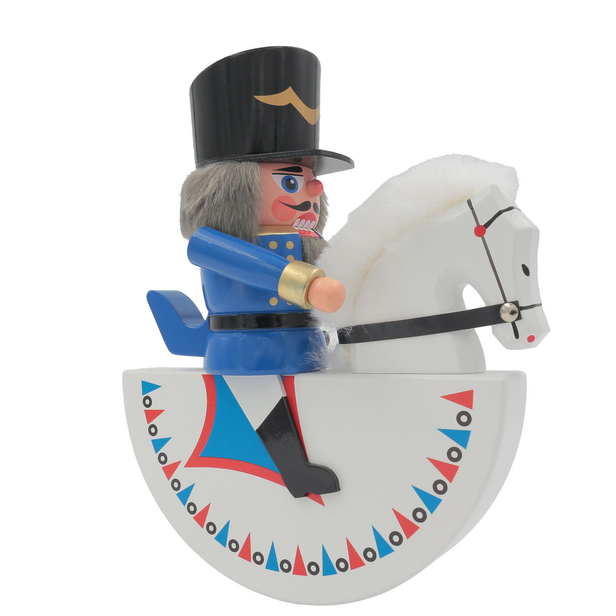 NUSSKNACKER Reiterlein Blauer Husar 22 cm - Blau, Metall (20/22/8.5cm)