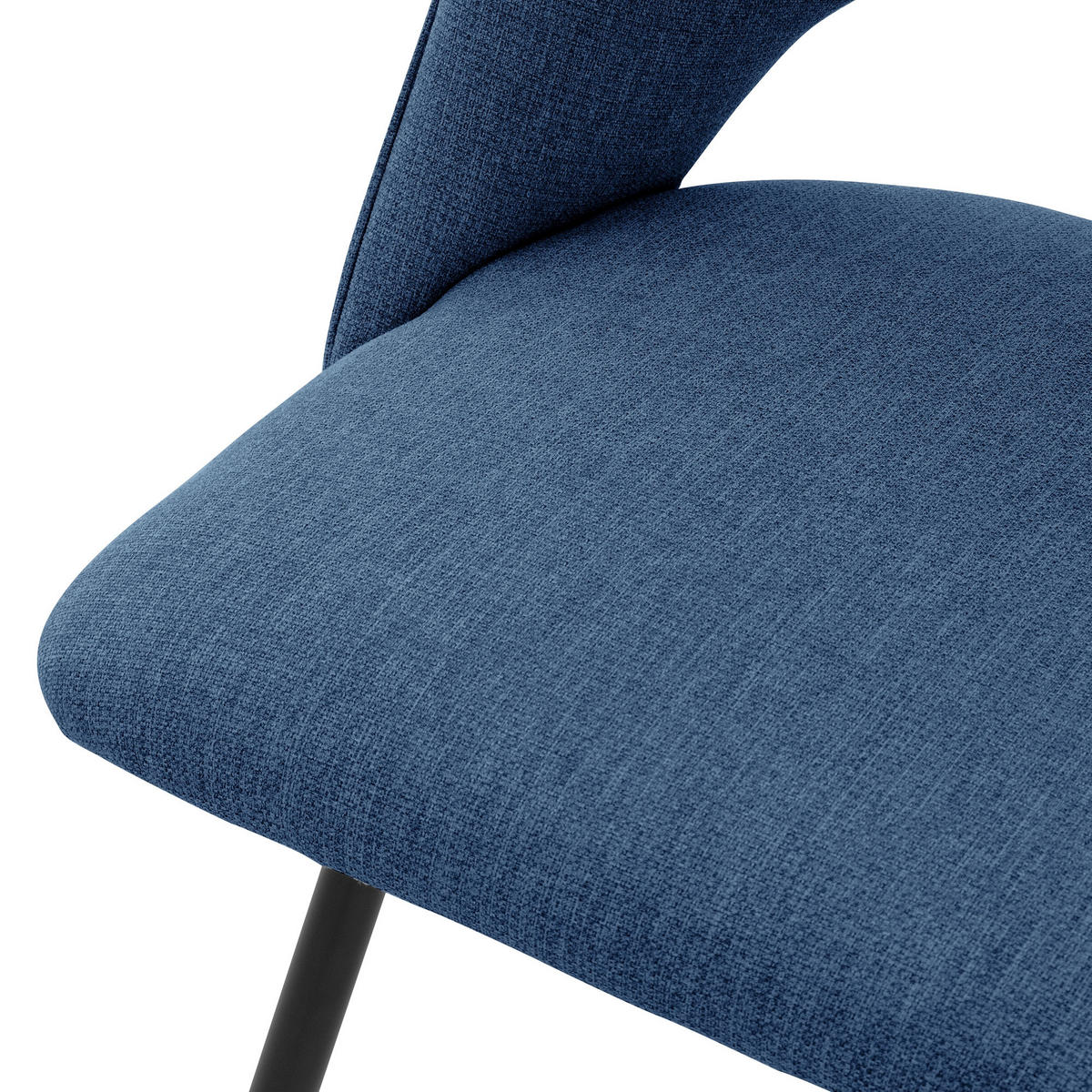 ESSZIMMERSTUHL Blau 2er Set - Blau, Metall (57/89/53cm) - ML-DESIGN