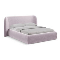 POLSTERBETT mit Bettkasten und Lattenrost 210x215 Violett - Lila/Flieder, Kunststoff/Textil (160/200cm) - Makamii